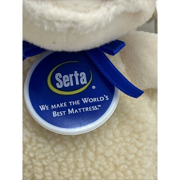 Serta Counting Baby Sheep No 1 Plush Stuffed Animal Mattress Sleep Binky W/ Tag - Picture 10 of 13